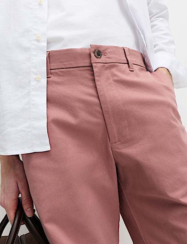 Regular Fit Stretch Chino Shorts - CA