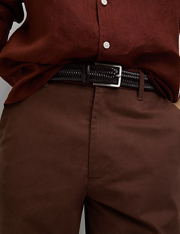Regular Fit Stretch Chino Shorts