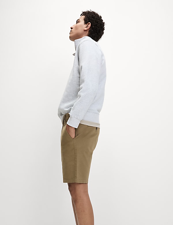 Regular Fit Stretch Chino Shorts - LT
