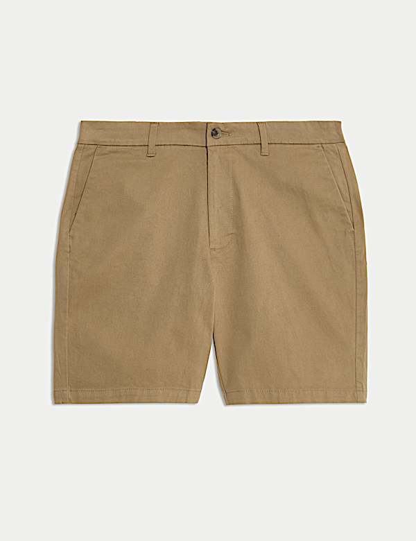 Regular Fit Stretch Chino Shorts - MX