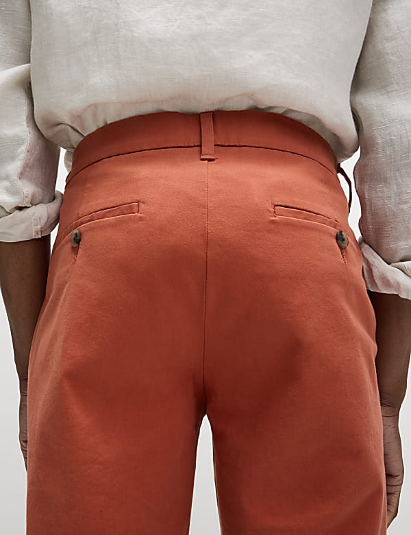 Regular Fit Stretch Chino Shorts - LT