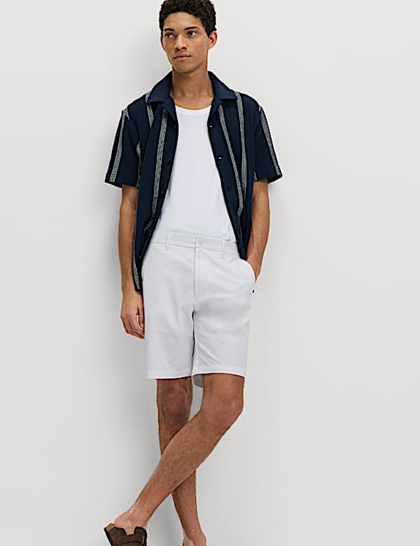 Regular Fit Stretch Chino Shorts