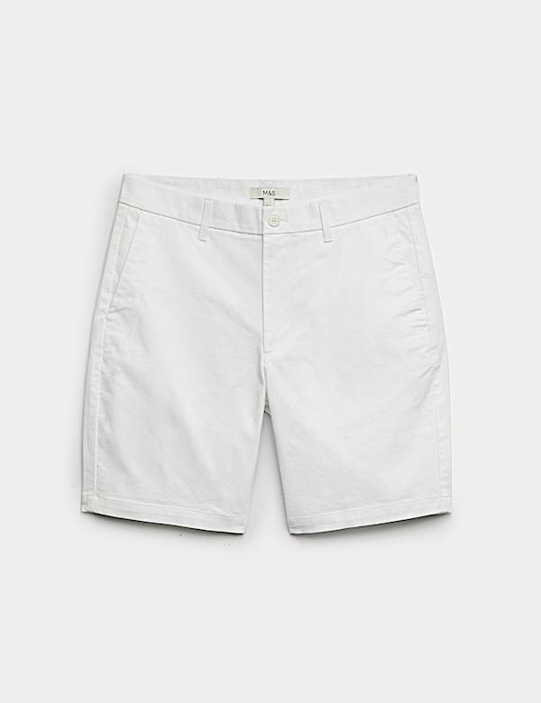 Regular Fit Stretch Chino Shorts - NZ