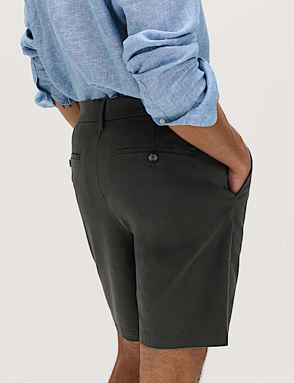 Regular Fit Stretch Chino Shorts