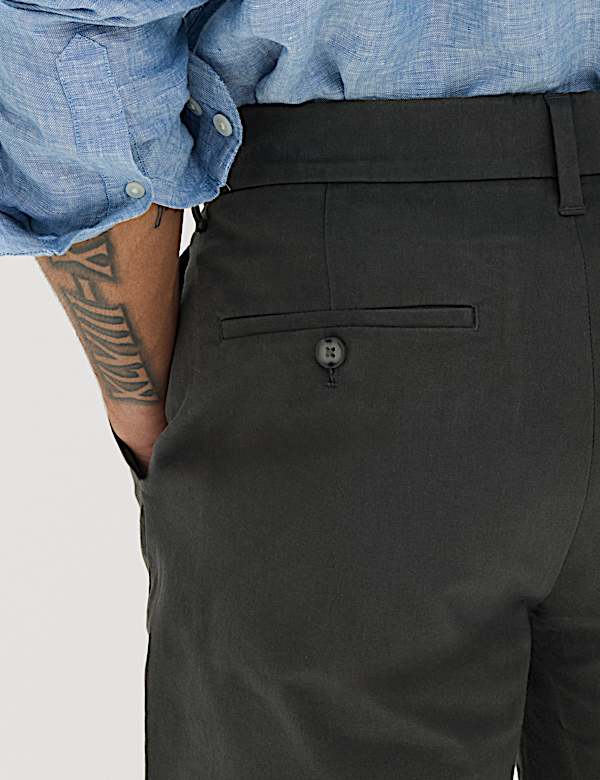 Regular Fit Stretch Chino Shorts
