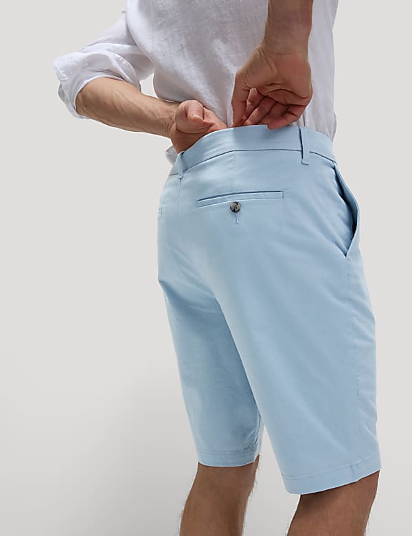 Slim Fit Stretch Chino Shorts - JP