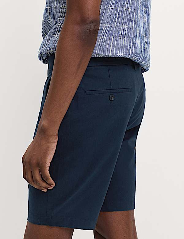 Slim Fit Stretch Chino Shorts - BE