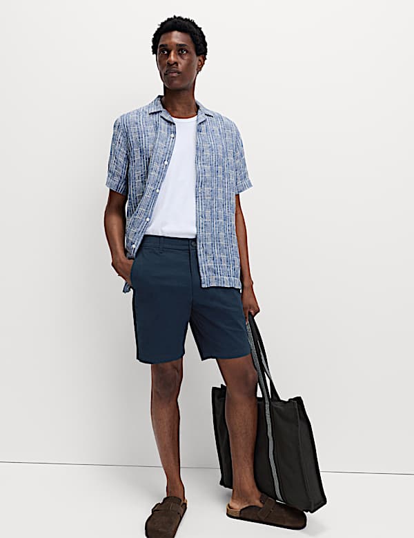 Slim Fit Stretch Chino Shorts - BE