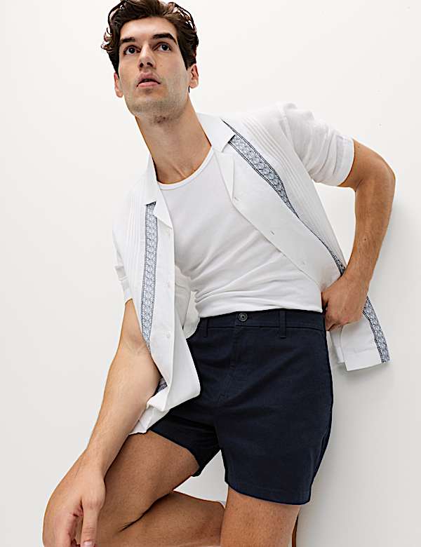 Slim Fit Stretch Chino Shorts - AU