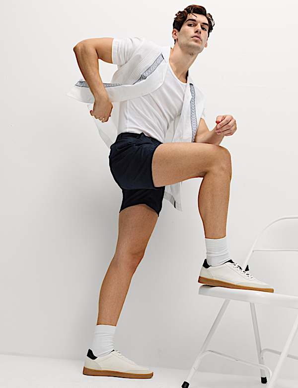 Slim Fit Stretch Chino Shorts - AU