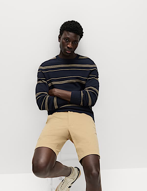 Slim Fit Stretch Chino Shorts - US