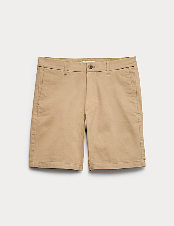 Slim Fit Stretch Chino Shorts - US