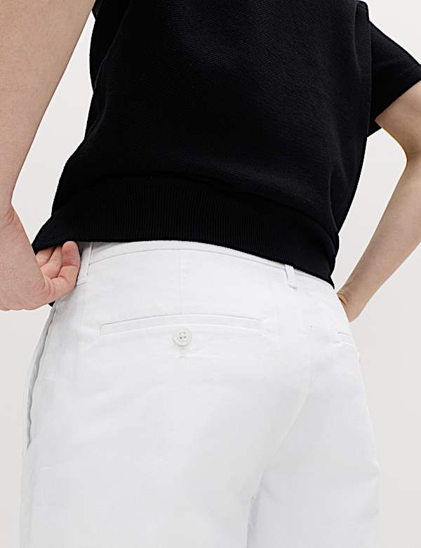 Slim Fit Stretch Chino Shorts - NZ