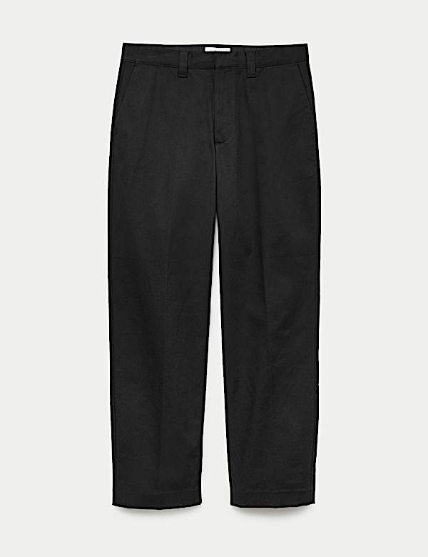 Straight Fit Italian Twill Trousers - GR