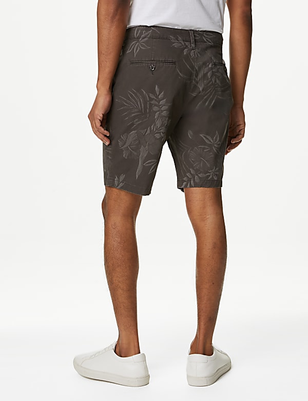 Floral Stretch Chino Shorts
