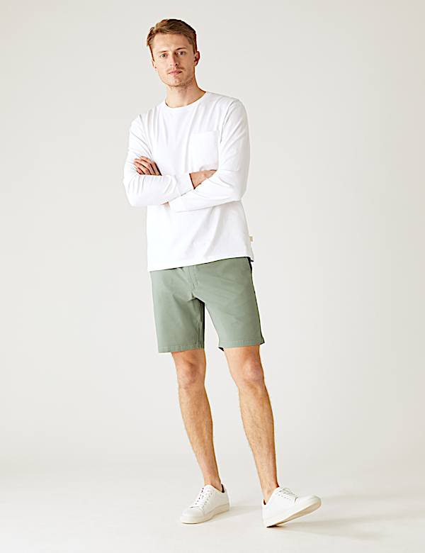 Elasticated Waist Stretch Shorts