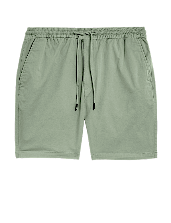 Elasticated Waist Stretch Shorts