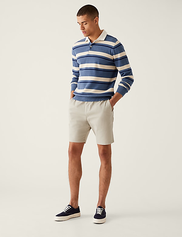 Elasticated Waist Stretch Shorts