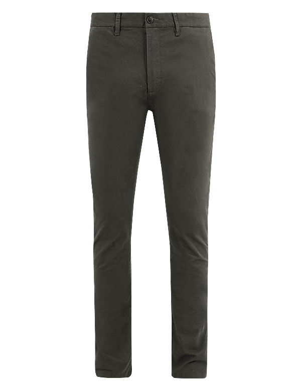 Slim Fit Printed Stretch Chinos