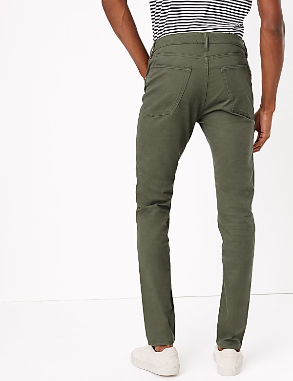 Skinny Fit 5 Pocket Stretch Trousers