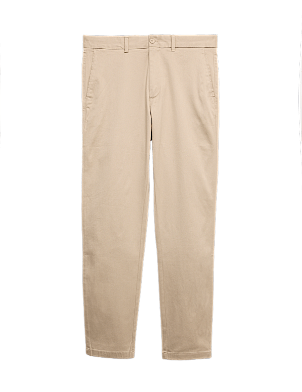 Slim Fit Cotton Rich Stretch Trousers