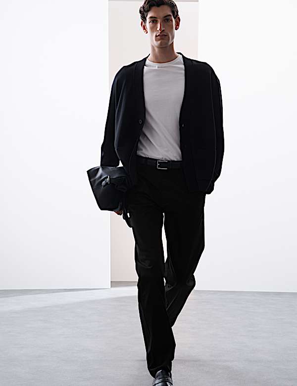 Super Lightweight Loose Fit Elasticated Waist Trousers - HU