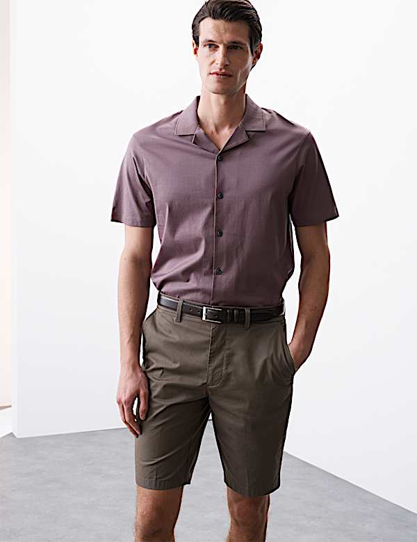 Regular Fit Super Lightweight Chino Shorts - BG
