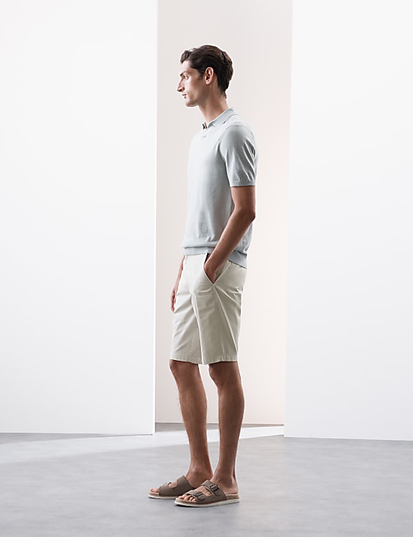 Slim Fit Super Lightweight Chino Shorts - HU