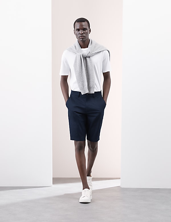 Slim Fit Super Lightweight Chino Shorts - US