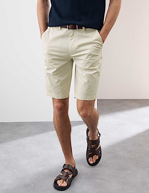 Slim Fit Super Lightweight Chino Shorts - DE