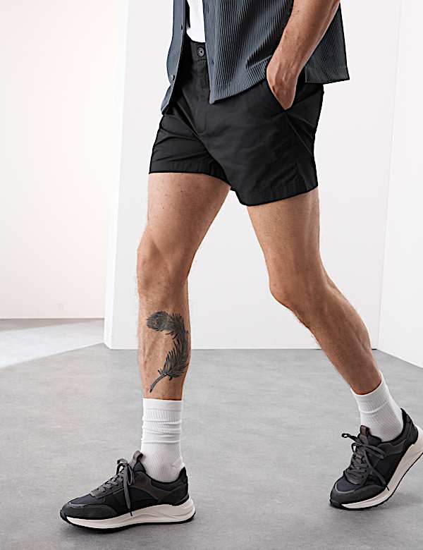 Slim Fit Super Lightweight Chino Shorts - CN