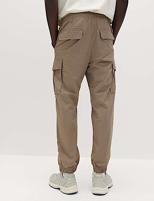 Slim Fit Ripstop Cargo Trousers - JE