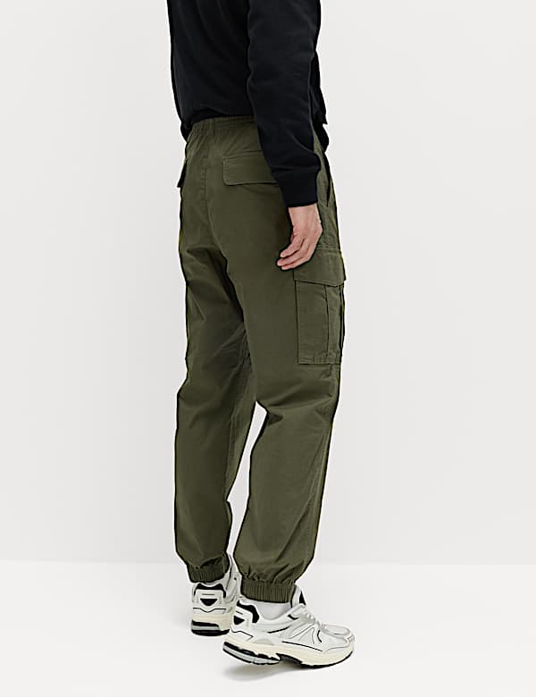 Slim Fit Ripstop Cargo Trousers - AU