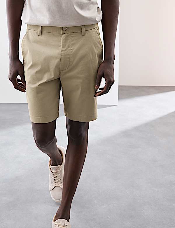 2 Pack Regular Fit Lightweight Chino Shorts - CY