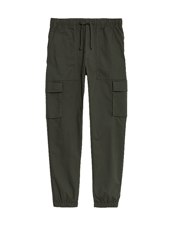 Elasticated Waist Ripstop Cargo Trousers