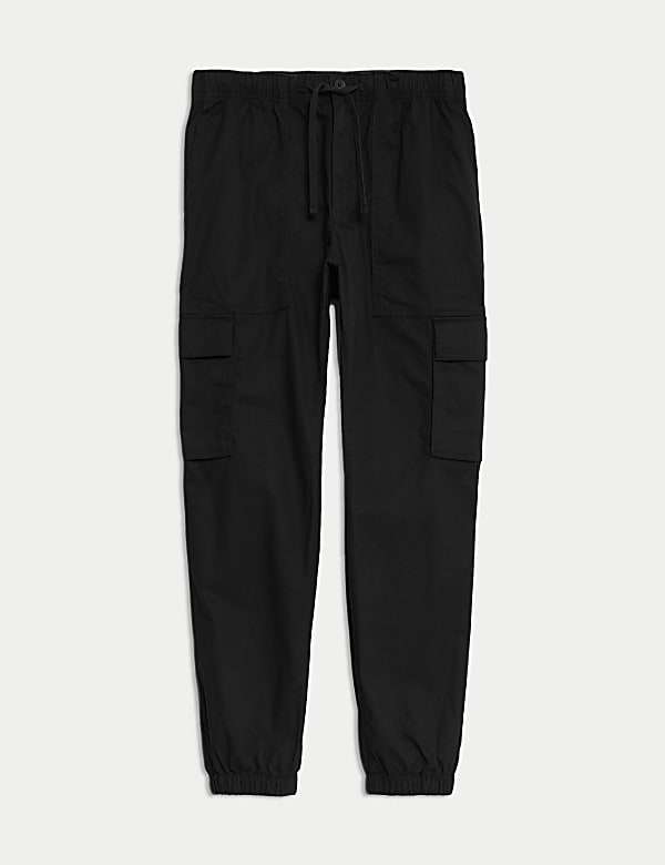 Elasticated Waist Ripstop Cargo Trousers