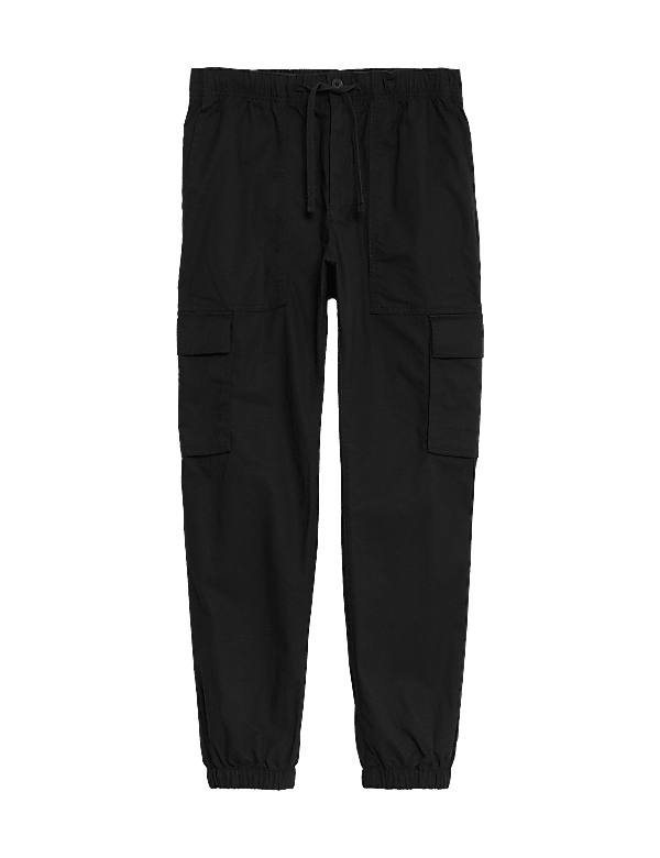 Elasticated Waist Ripstop Cargo Trousers
