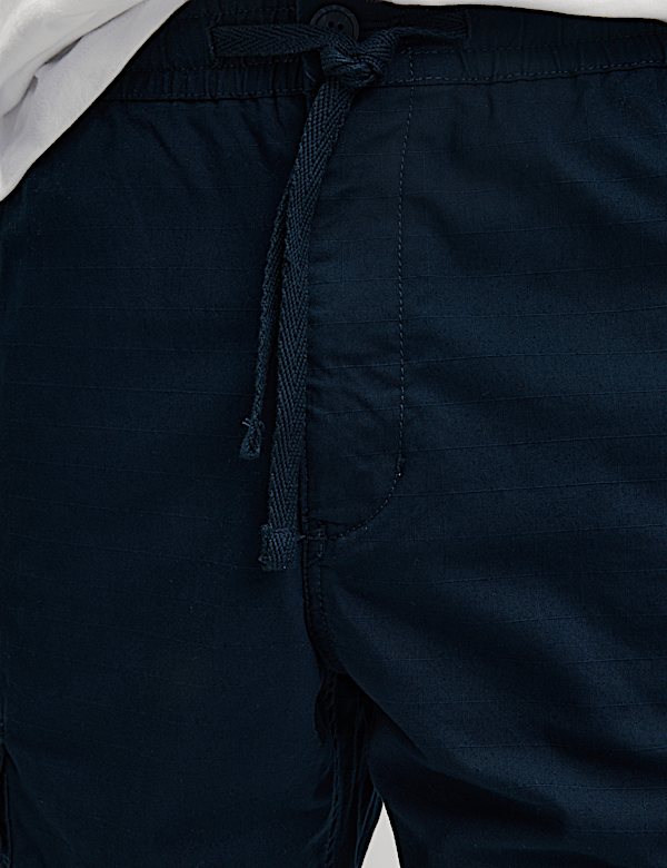 Slim Fit Ripstop Cargo Trousers - SI