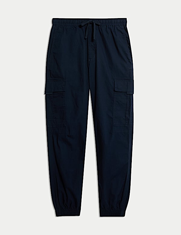 Slim Fit Ripstop Cargo Trousers - SI