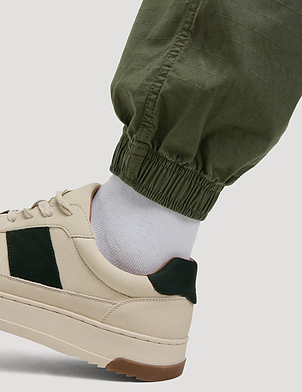 Slim Fit Ripstop Cargo Trousers - JE