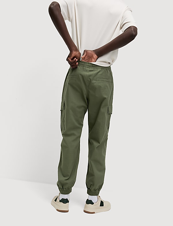 Slim Fit Ripstop Cargo Trousers - JE