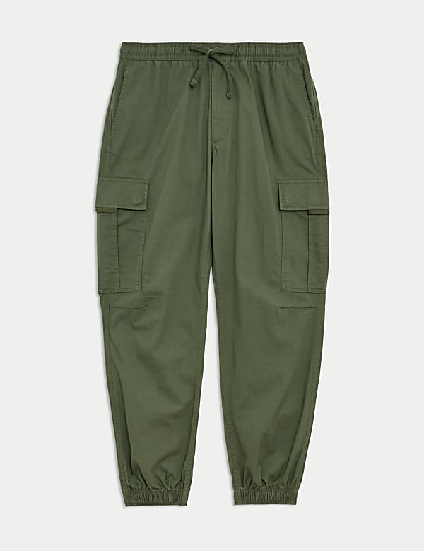 Slim Fit Ripstop Cargo Trousers - JE