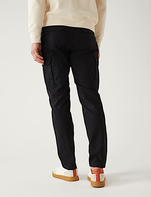 Pure Cotton Utility Cargo Trousers