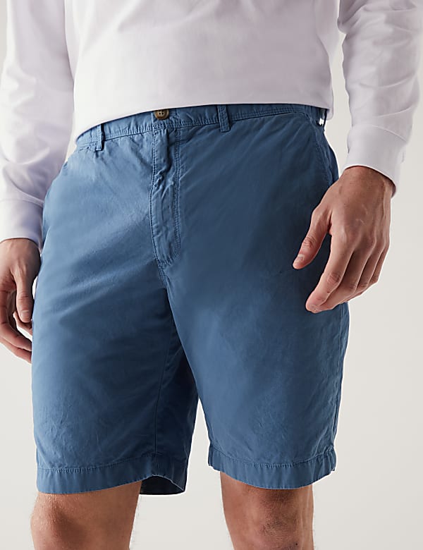 Pure Cotton Half Elasticated Waist Shorts