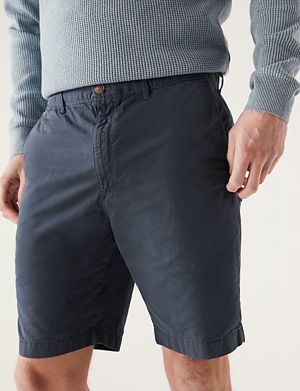 Pure Cotton Half Elasticated Waist Shorts
