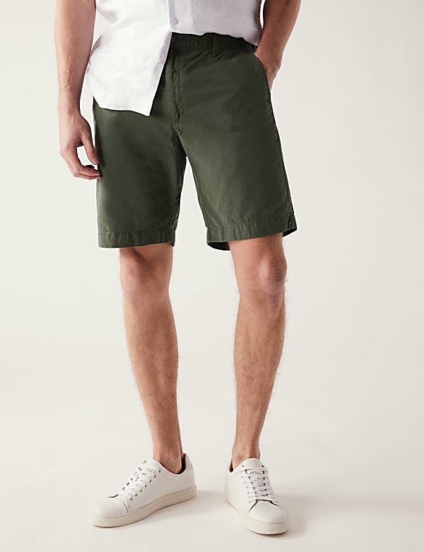 Pure Cotton Half Elasticated Waist Shorts