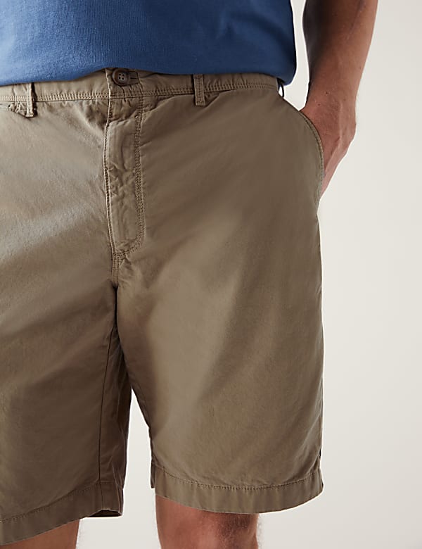 Pure Cotton Half Elasticated Waist Shorts - JE
