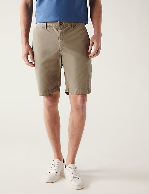Pure Cotton Half Elasticated Waist Shorts