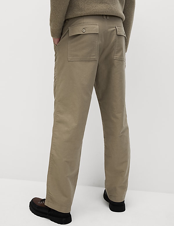 Loose Fit Utility Trousers