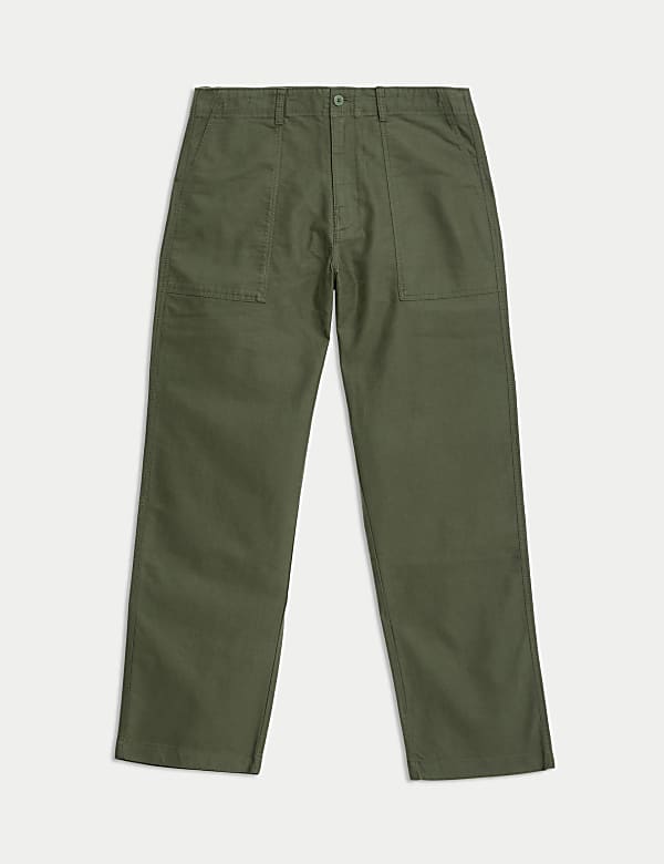 Loose Fit Utility Trousers - RO